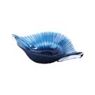 Murano centro mesa vidro 37,5x19,5x9cm azul escuro -L Hermitage