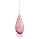 Murano gota vidro 10x10x41cm na elegante cor rose -L Hermitage Murano gota vidro 10x10x41cm na elegante cor rose -L Hermitage