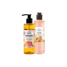 Muriel Skin Pêssego Óleo Corporal 200ml + Sabonete Facial e Corporal 200ml