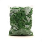 Musgo verde preservado pacote 250g para decoração e arranjos 1 un