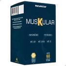 Muskular Suplemento Alimentar 60 Cápsulas Magnésio Potássio 100 Pura Natural Original sem sabor