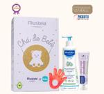 Mustela Kit Chá de Bebê Edição Limitada Gel Lavante 500ml Creme Preventivo 108g Mordedor Buba