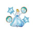 Mylar Balloons Cinderellas Anime, 5 unidades/lote de suprimentos para festas