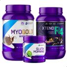 Myo Gold Chocolate + Gluta Morning + Xtend R4 Myoplex