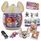 Mystery Egg Chuck E. Cheese colecionável com acessórios 3+