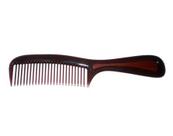N 339160 PR Pente Dentes Largos 21,5x4,0cm Tartaruga De Acetato Musa Kalliopi
