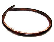 N 602499 NR Tiara Lisa Dentes Tartaruga e Preta De Acetato 0,07 cm Musa kalliopi