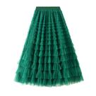 N-F3723-Saia Longa Feminina Princesa Tule Rodada Camada Preto 151z N-F3723-Saia Longa Feminina Princesa Tule Rodada Camada Preto 151z