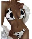 N-J0702-Biquíni Bikini Bojo Animal Print Tiras Sexy Lançamento J37