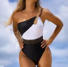 N-J1101-Biquíni Bikini Maiô Bojo Ombro Único Luxo Lançamento 471q