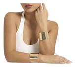 N-L17-L0234-Pulseira Bijuteria Festa Luxo Evento Charme Largo 14n51 - Dourado L17-L0234 - 20 cm