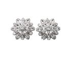 N-L2301-Brinco Bijuteria Festa Luxo Flor Brilho Delicado Noiva J924 N-L2301-Brinco Bijuteria Festa Luxo Flor Brilho Delicado Noiva J924