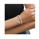 N-L3234-Pulseira Bijuteria Luxo Brilhante Strass Entrelaçado A251