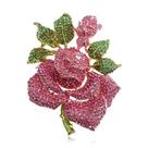 N-L5713-Broche Feminino Personalizados Para Roupa Vestido Terno Presente Coleção Festa Elegante Strass Grande Folhagem