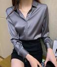N0202-Camisa Blusa Social Elegante Lisa Feminina Chique C1026