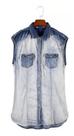 N1254-Colete Jeans Feminino Estonado Importado Pronta Entrega Blog
