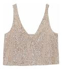 N1356-Blusa Top Cropped Festa Luxo Paetê Brilho Balada 5mr1009