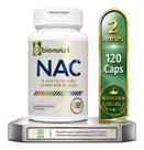 Nac 120 Cápsulas 500mg Bionutri N-acetilcisteína Nac 120 Cápsulas 500mg Bionutri N-acetilcisteína