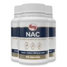 NAC 600mg 60 Cápsulas Vitafor Kit 3