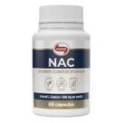 Nac 600mg Puro 60 Capsulas Vegano Glutationa Vitafor Suplemento Alimentar Uma Por dia Sem Sabor Premium