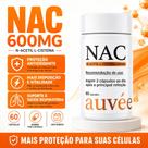 NAC 600mg Ultra Concentrado 60 cápsulas Saúde do Fígado e Pulmão Auvée