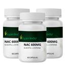 Nac N acetilcisteína 600mg 3x 60 cápsulas Capim Limão Nac N acetilcisteína 600mg 3x 60 cápsulas Capim Limão