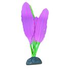 Nacional Planta Media de Silicone Fluorescente 20cm Aquário
