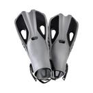 Nadadeiras De Silicone Ajustáveis Para Snorkel E Mergulho Com Calcanhar Aberto Para Adultos E