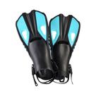 Nadadeiras De Silicone Ajustáveis Para Snorkel E Mergulho Com Calcanhar Aberto Para Adultos E