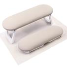 Nail Arm Rest SUBAY em couro PU dobrável para salão de manicure