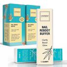 Nail Buffer Block Onsen Secret 4-Way Buffing, pacote com 2