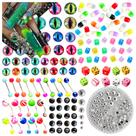 Nail Charms BBATT-HAPPY 240 unidades para acrílico Nails Junk Theme