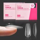 Nail Tips Beetles Tipex Instant Apex, 512 unidades, caixão médio