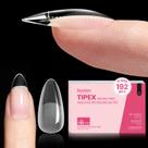 Nail Tips Beetles Tipex Instant Apex Almond 16 tamanhos 192 unidades