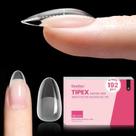 Nail Tips Beetles Tipex Instant Apex Short Oval Ammond 192 unidades
