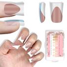 Nail Tips NOVO OVO Short Duck French Tip Press On x240 Nail Tips NOVO OVO Short Duck French Tip Press On x240