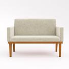 Namoradeira Base Reforçada Sofá Confortável Balaqui Decor Cor:bege