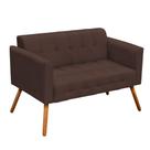 Namoradeira Elisa Suede Marrom Namoradeira Elisa Suede Marrom