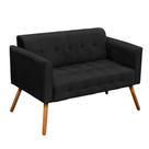 Namoradeira Elisa Suede Preto Namoradeira Elisa Suede Preto