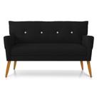 Namoradeira Linho Cor A79 Preto Namoradeira Linho Cor A79 Preto