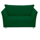 Namoradeira lisboa 02 lugares para sala salão escritório Suede Verde