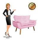 Namoradeira Opala Suede Rosa Bebê