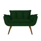 Namoradeira Poltrona Sofá 2 Lugares Sala de Estar Opala Suede Verde - LM DECOR Namoradeira Poltrona Sofá 2 Lugares Sala de Estar Opala Suede Verde - LM DECOR