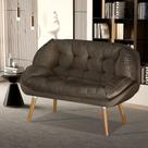 Namoradeira Sênior Decorativa P Recepção Consultório Suede