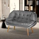 Namoradeira Sênior Suede Luxuosa P Sala Recepção Consultório