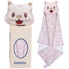 Naninha Bebê Paninho com Prendedor de Chupeta Tigre