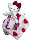 Naninha De Pelúcia Boneca Menina Gata Gatinha Hello Kitty Rosa Para Bebê E Criança Brinquedo Educativo Transicional Enxoval Baby Sanrio