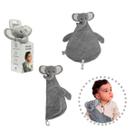 Naninha Elefante Cinza Pelúcia Macio Algodão Hipoalérgico Bebê Baby Pil
