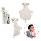 Naninha Elefante Marfim Pelúcia Macia Algodão Hipoalérgico Bebê Baby Pil Naninha Elefante Marfim Pelúcia Macia Algodão Hipoalérgico Bebê Baby Pil