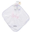 Naninha Plush Cachorrinha Lili Branca com Prendedor de Chupeta Zip Toys
